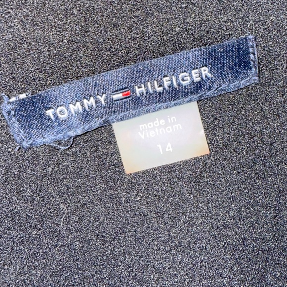 Tommy Hilfiger Black Button Sheath Dress Womens 14 NWOT Security Tag Loop - Picture 3 of 5